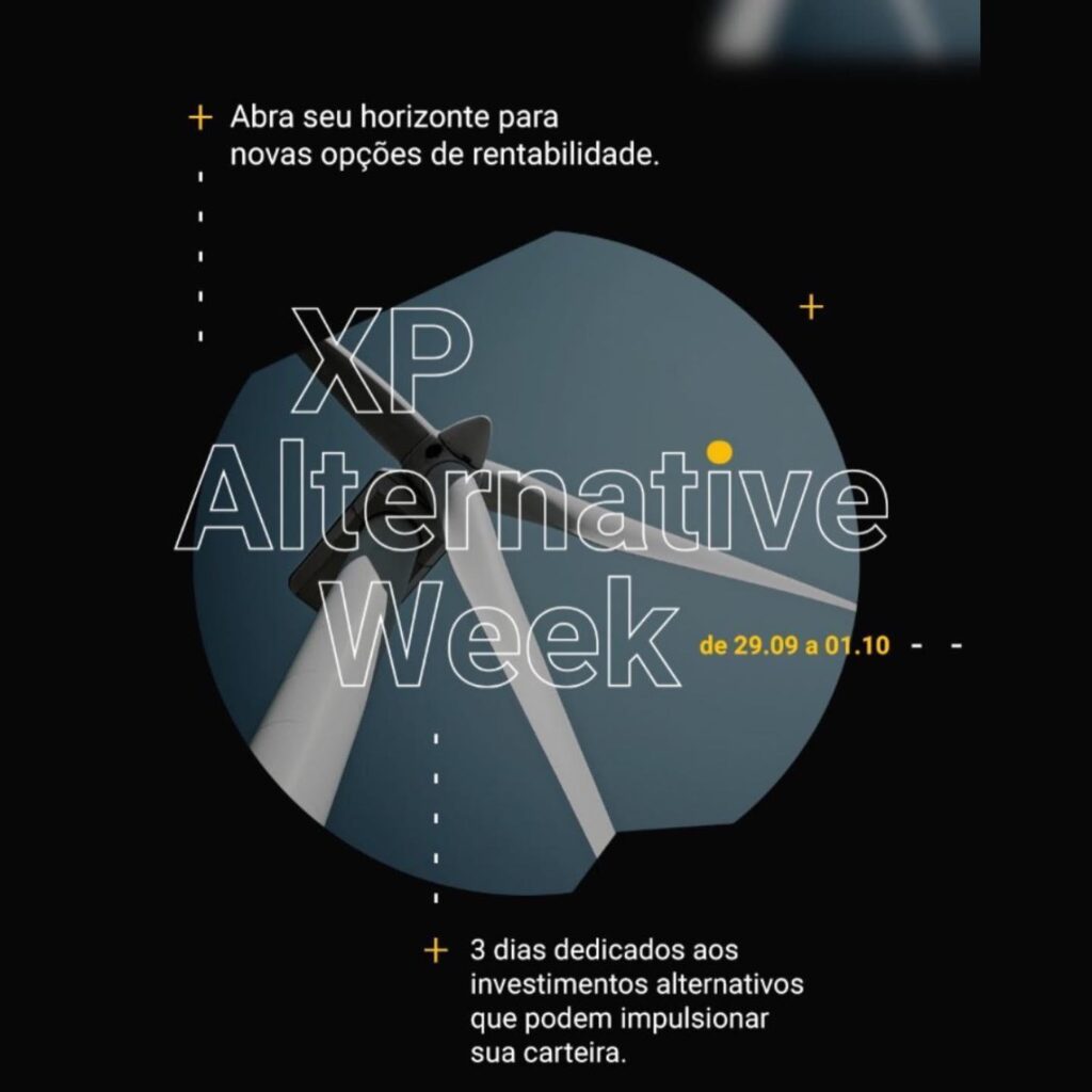 xp alternative week, investimentos alternativos
